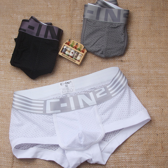 Boxer C-in2 Hombre Malla Apagado Gris